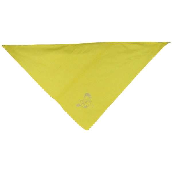 Pet triangle bandanna without reflective binding - medium - Image 2