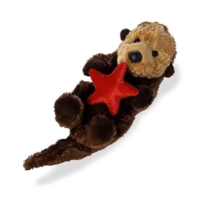8" Otter Sea Otter with Starfish