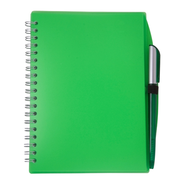 Spiral Notebook with Pen - Image 4
