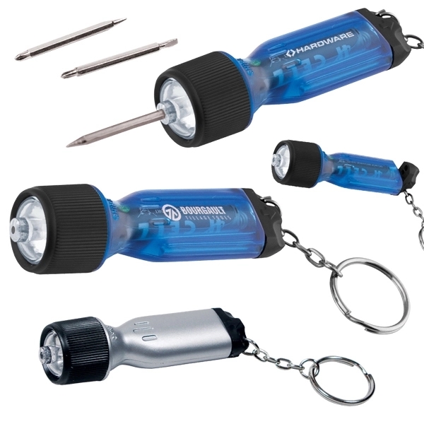 Mini Flashlight Tool Key Chain - Image 1