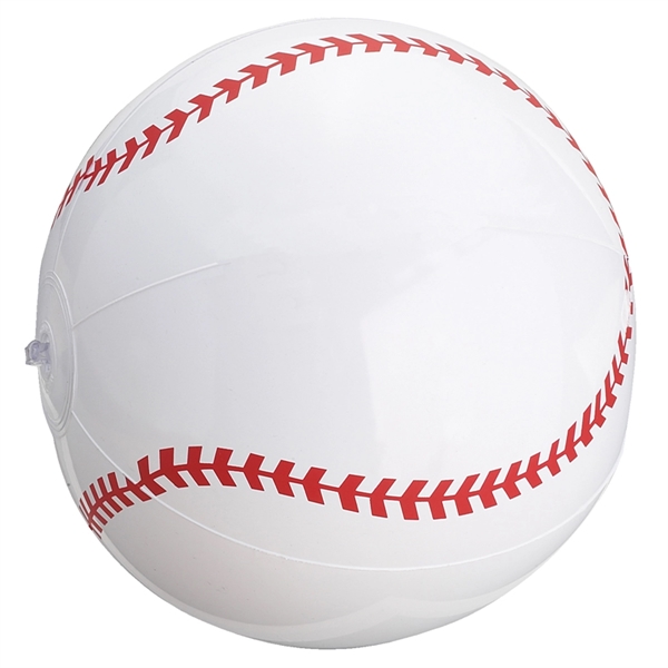 14" Baseball Beach Ball - Image 2