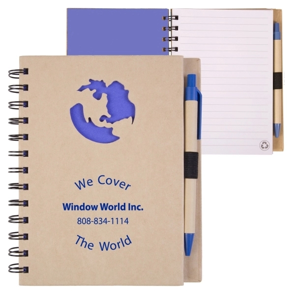 EcoShapes™ Recycled Die Cut Notebook - Image 1