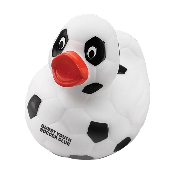 Soccer Ball Rubber Duck - Image 1