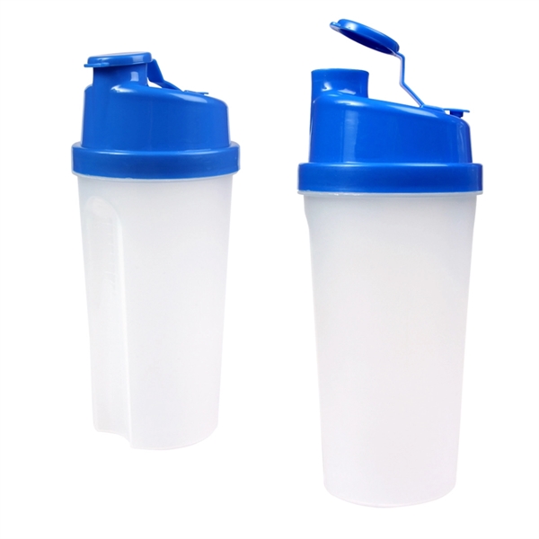 20 oz. Plastic Fitness Shaker with Measurements - Image 3