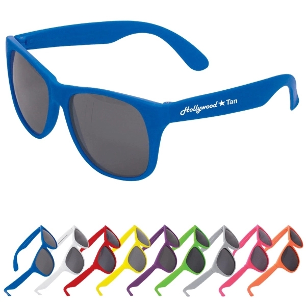 Single-Tone Matte Sunglasses - Image 1
