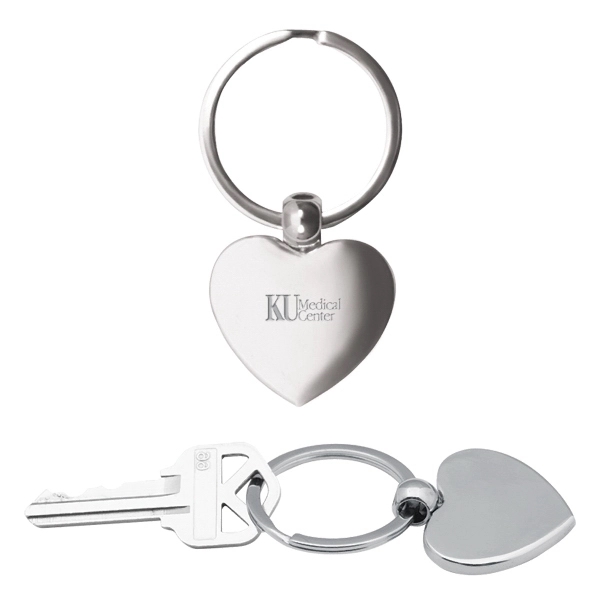 Heart Metal Key Chain - Image 1