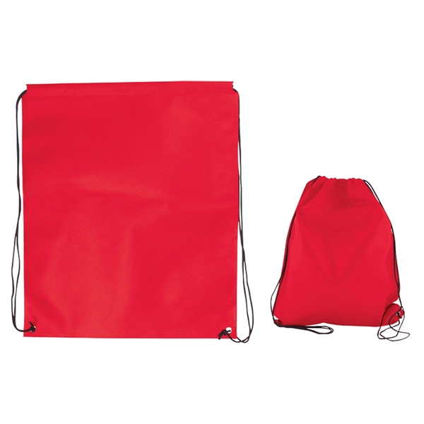 Jumbo Non-Woven Drawstring Cinch-Up Backpack - Image 5