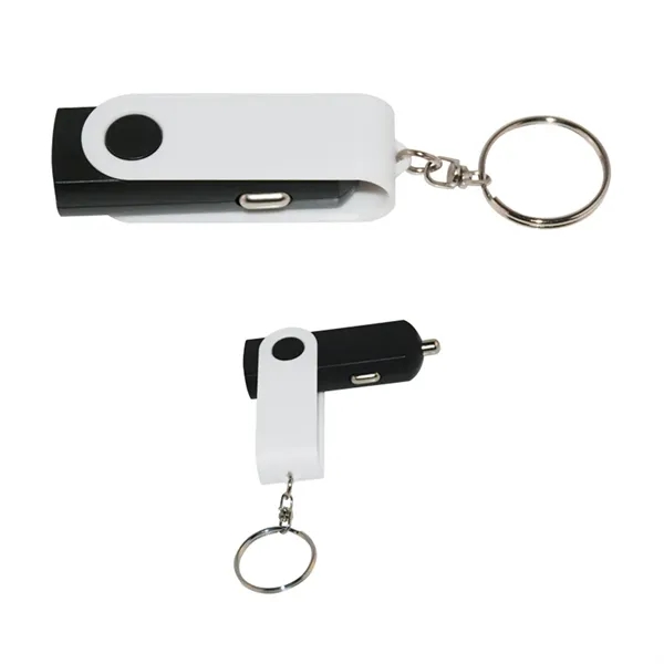 USB Car Adapter Key Chain - Image 3