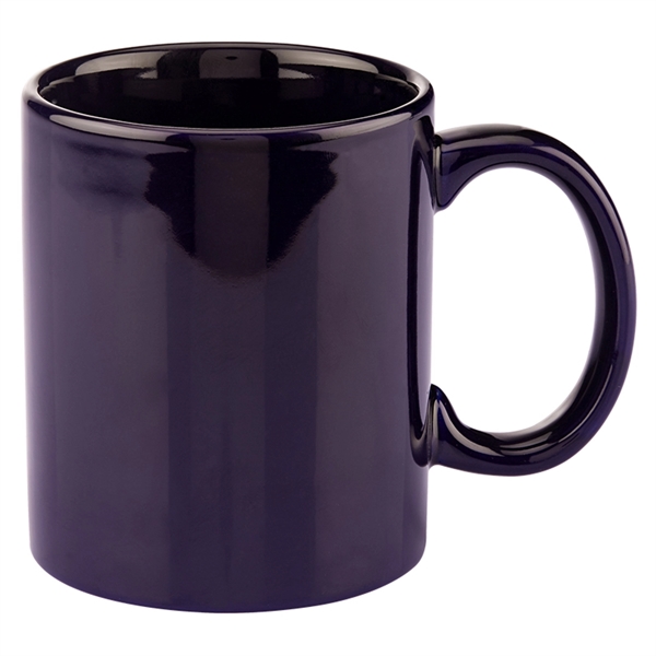 11 oz. Basic C Handle Ceramic Mug - Image 4