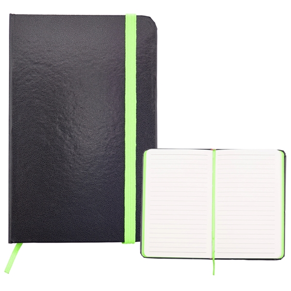 Two-Tone Comfort Touch Bound Journal - 3" x 6" - Image 3