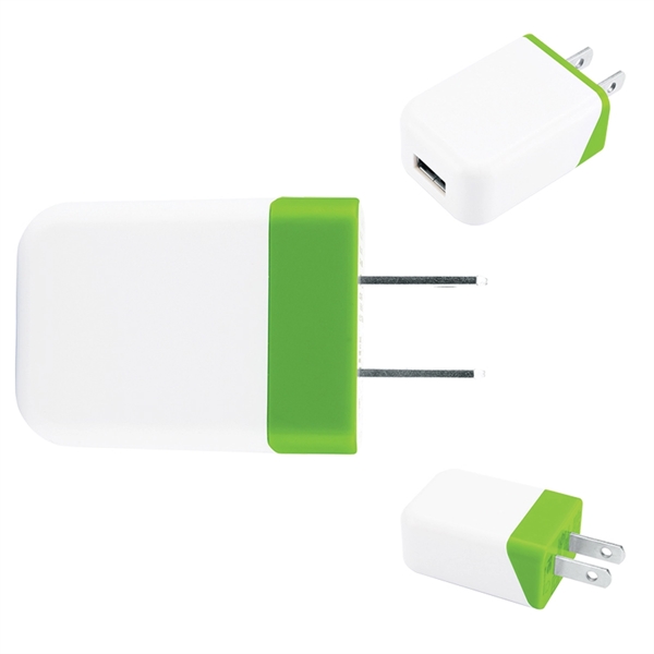 Two Tone USB to AC Adapter - UL Certified - Image 3