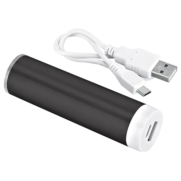 Cylinder Plastic Mobile Power Bank Charger - UL Certified - Image 2