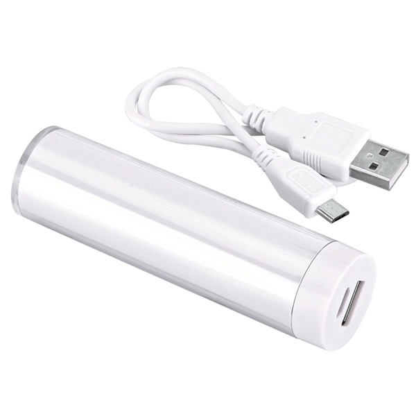 Cylinder Plastic Mobile Power Bank Charger - UL Certified - Image 4