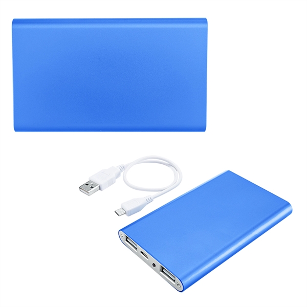 Slim Duo USB Aluminum Power Bank Charger - UL Certified - Image 3