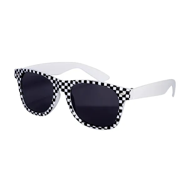 Checkered Flag (Racing Theme) Sunglasses - Image 2