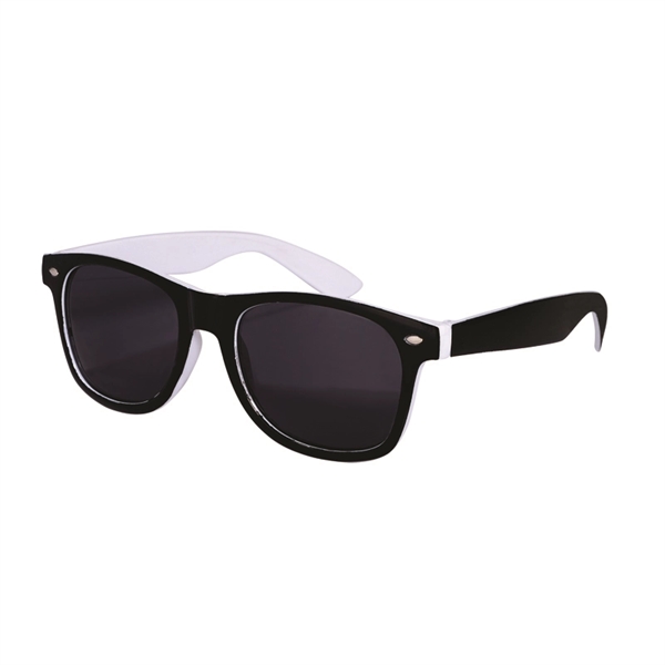 Two-Tone Glossy Sunglasses - Image 3