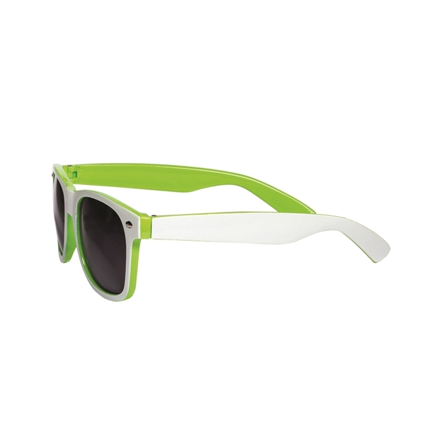 Two-Tone Glossy Sunglasses - Image 5