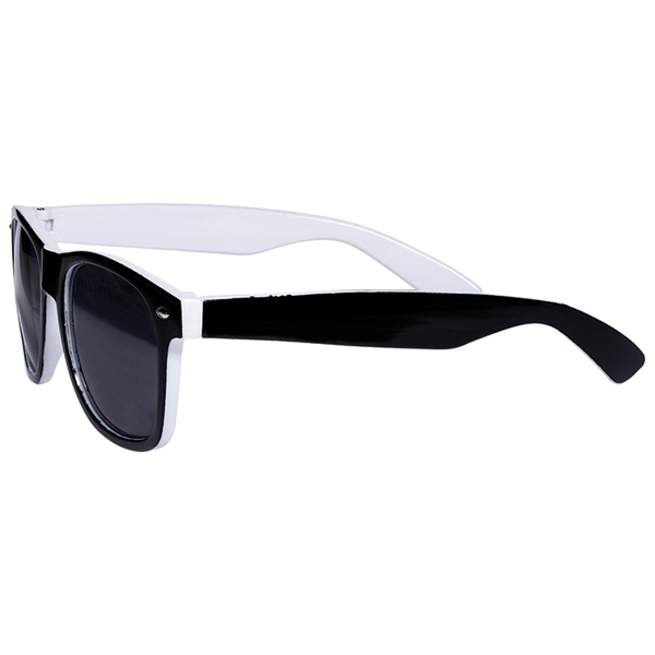 Two-Tone Glossy Sunglasses - Image 9