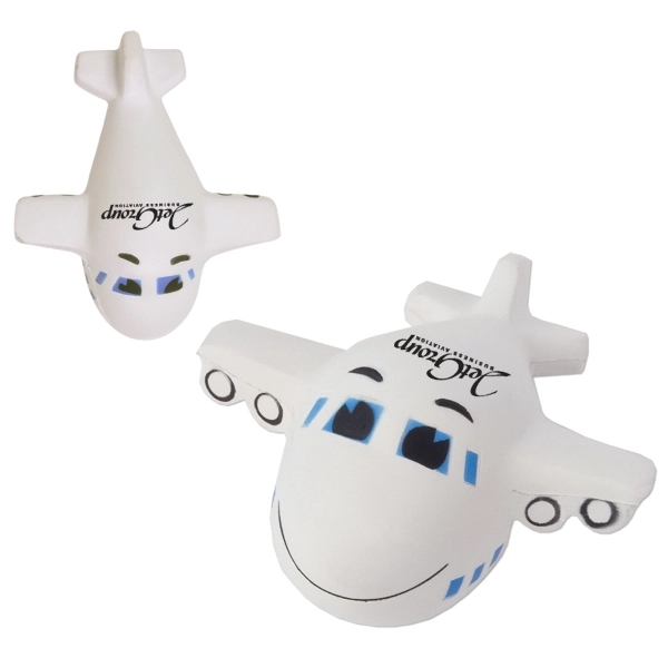 Smiley Airplane Stress Reliever - Image 1