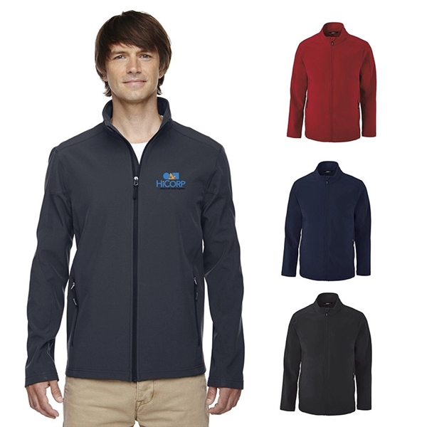 Core365® Men's Cruise Two-Layer Fleece Soft Shell Jacket - Image 1