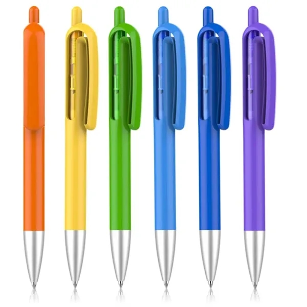 Colorful Series Plastic Ballpoint Pen, Advertising Pen - Image 1