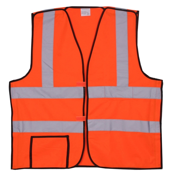Orange Solid Break-Away Safety Vest - Image 1