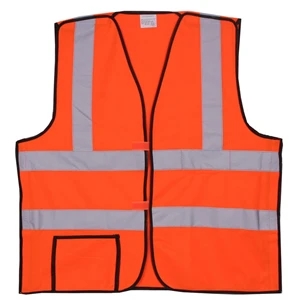 Orange Solid Break-Away Safety Vest