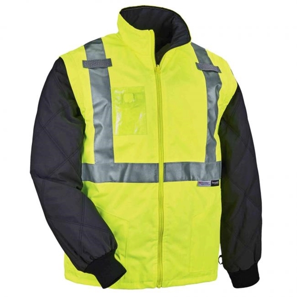 Ergodyne® Thermal High Visibility Jacket - Removable sleeves