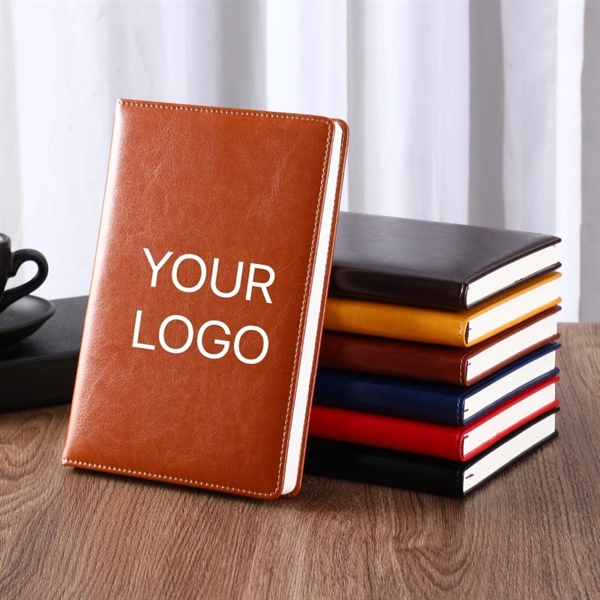 Ruled Hardcover Vegan Leather Notebook