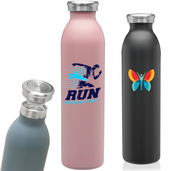 20 oz. Vacuum Insulated Matte Stainless Steel Water Bottles