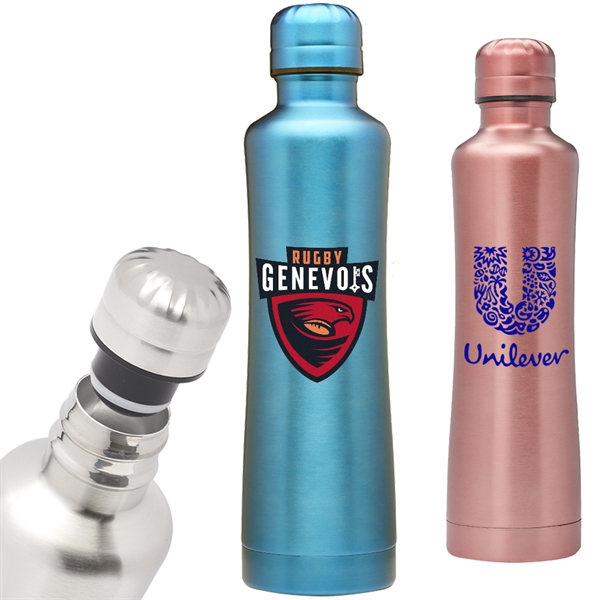 15 oz. Insulated Silhouette Stainless Steel Water Bottles