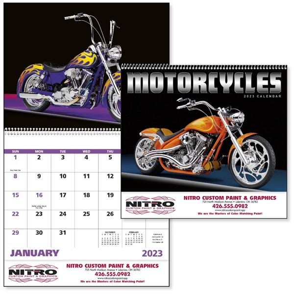 Motorcycles 2023 Calendar