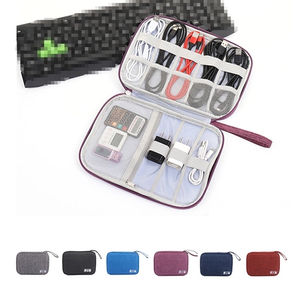 USB Cable Organizer Electronics Accessories Bag