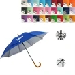41 Inch Straight Rod Imitation Wood Handle Umbrella - Brilliant Promos - Be  Brilliant!