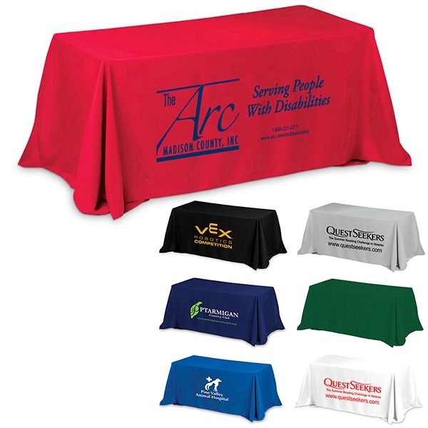 Six' 3-Sided Economy Table Covers & Throws