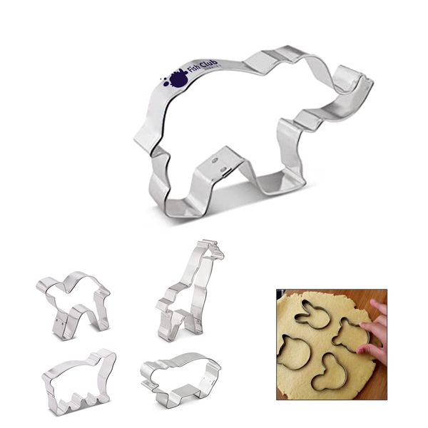 Stainless Steel Animal Shaped Logo Cookie Cutters