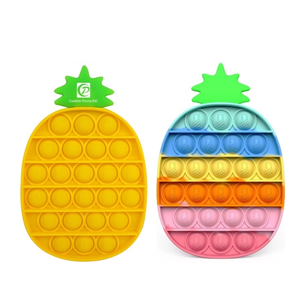 Pineapple Pop Fidget Toy Push Bubble Game Sensory
