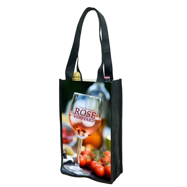 2 Bottle Wine Bag w/Collapsible Bottle Pockets(by AIR to CA)