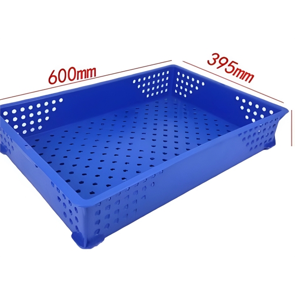 Plastic crate storage basket groceries container bins tray