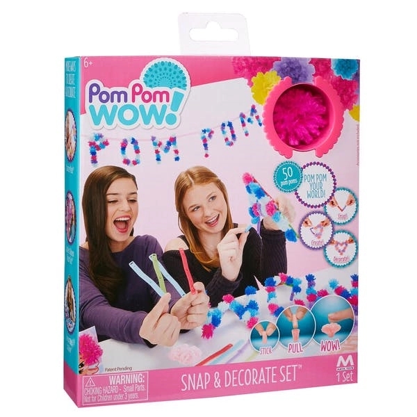 Pom Pom Wow Snap  Decorate Set