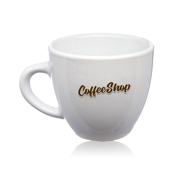 2 oz. Embossed LOVE Design ceramic Coffee Mugs