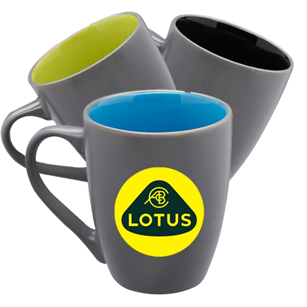 12 oz. Rhodes Two-Tone Java Ceramic Coffee Mugs