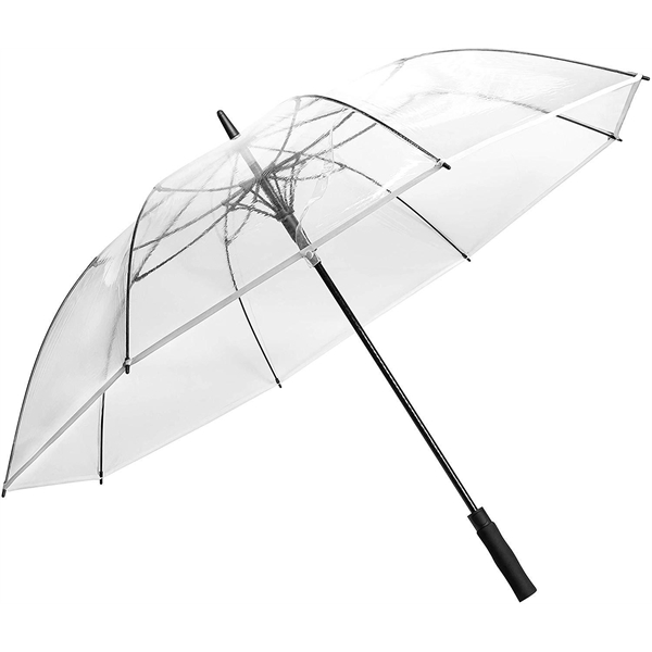 Transparent clear pvc Golf Umbrella With Long Handle