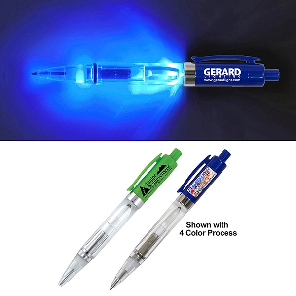 Vicente Light Up Pen with BLUE Color LED