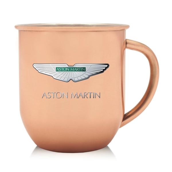 16 oz Moscow Mule Stainless Steel Copper Coated Mugs