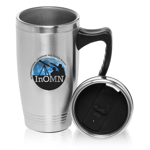 16 oz. Stainless Steel Outer Shell Travel Mug