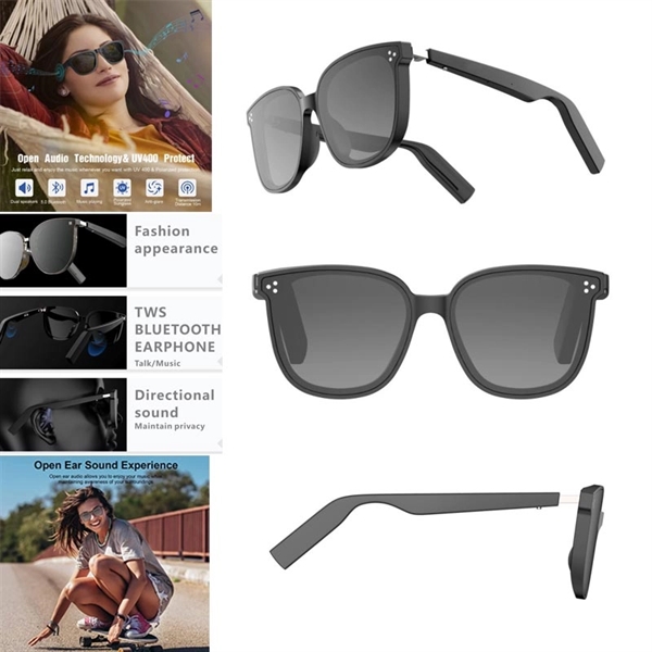 Audio Sunglasses with Polarized Lenses for Women Men