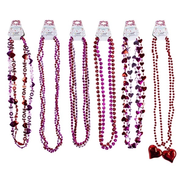 DDI 1-3 Pack Valentine Necklace - Assorted