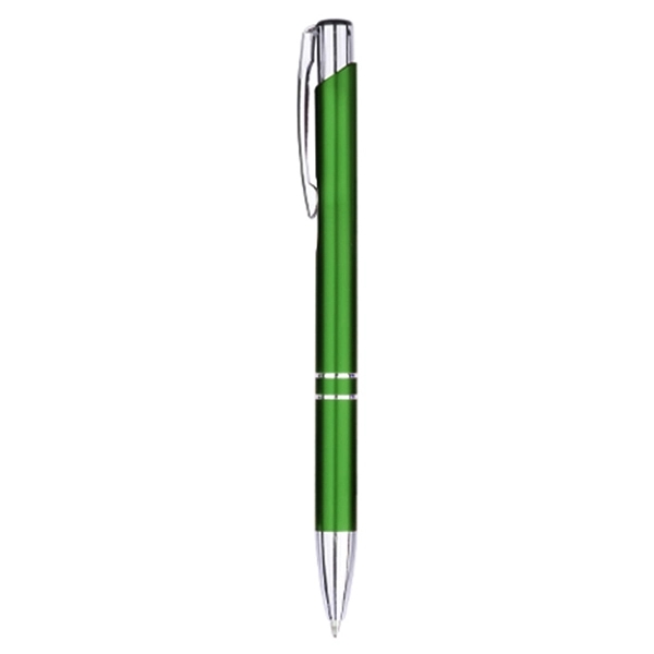 Executive Quality Ballpoint Pen w/Reflective Aluminum Barrel - Image 2