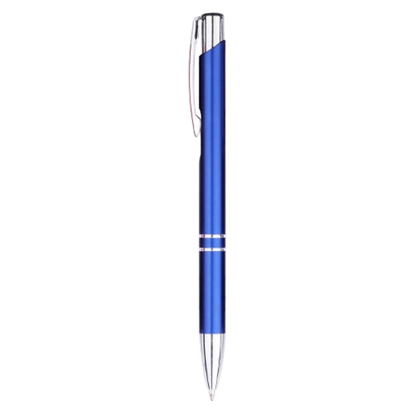 Executive Quality Ballpoint Pen w/Reflective Aluminum Barrel - Image 3